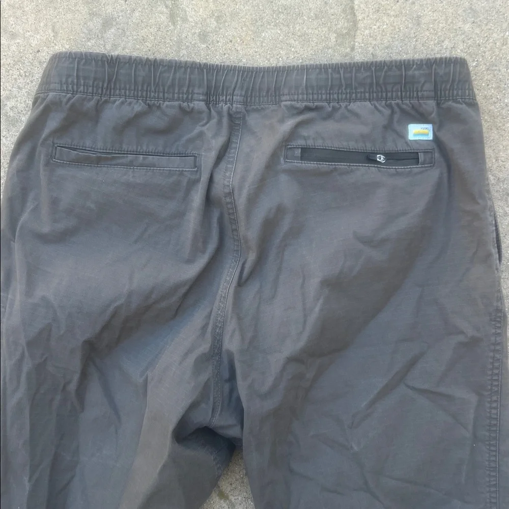 Vuori Men's Brown Green Ripstop Men Pants Size XL